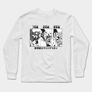 Neon Genesis Evangelion Evas Long Sleeve T-Shirt